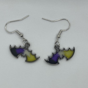Nonbinary Pride Earrings