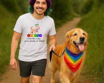 Love Like a Dog LGBTQ Pride Tee