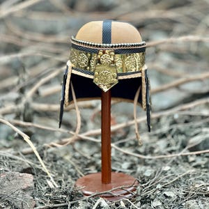 Larp Helm Leder, Gimli Krieger Mittelalter Leder Helm, Cosplay, Geschenk