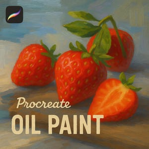 オイル Procreate ブラシ - Procreate 用ペイントキット - iPad ブラシ - オイルブラシ - オイルキャンバス - オイルペイントブラシ - オイルブラシセット