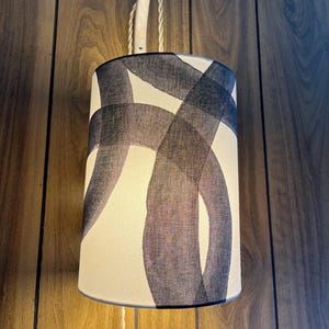 Drum shaped Lampshade: 20cm Noirline