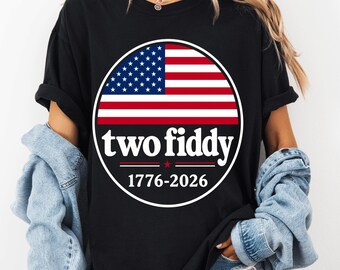 Two Fiddy PNG,Funny American Slang Patriotic USA Flag Quote png Independence Day PNG (Digital Download)