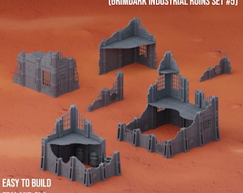 Kill Team Industrial Ruins Terrain Set - Compatible With