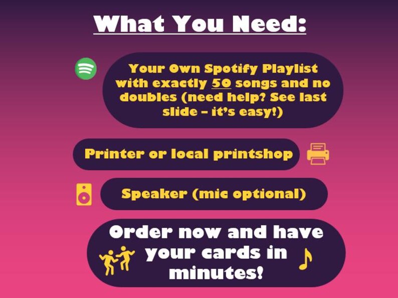 Personalized Music Bingo – 40 Cards with Your Custom Playlist (Instant Download) image 6