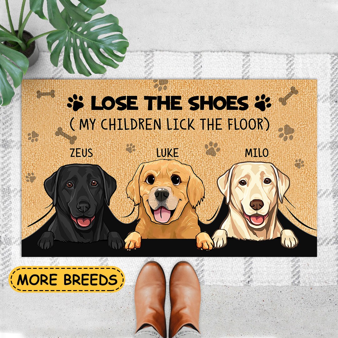 personalized dog doormats