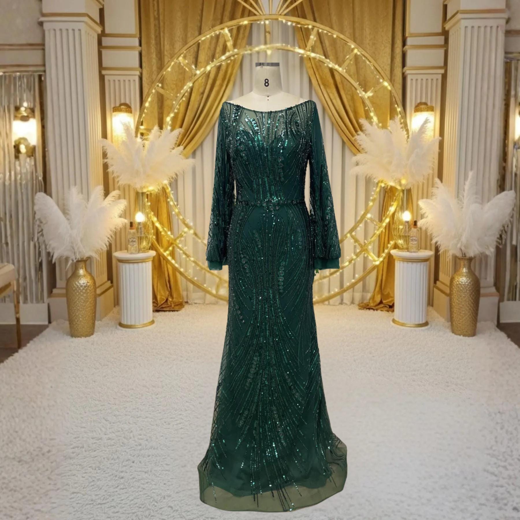 Emerald Green Mermaid Dress