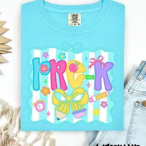 PreK teacher shirt, preschool teacher, first day of school, PreK teacher, back to school shirt, teacher team shirt, PreK shirt, PreK team