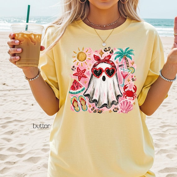 Comfort Colors Summerween Shirt, Spooky Summer Halloween Party Tee,  summer Halloween, spooky summer shirt, Halloween in July, Summerween
