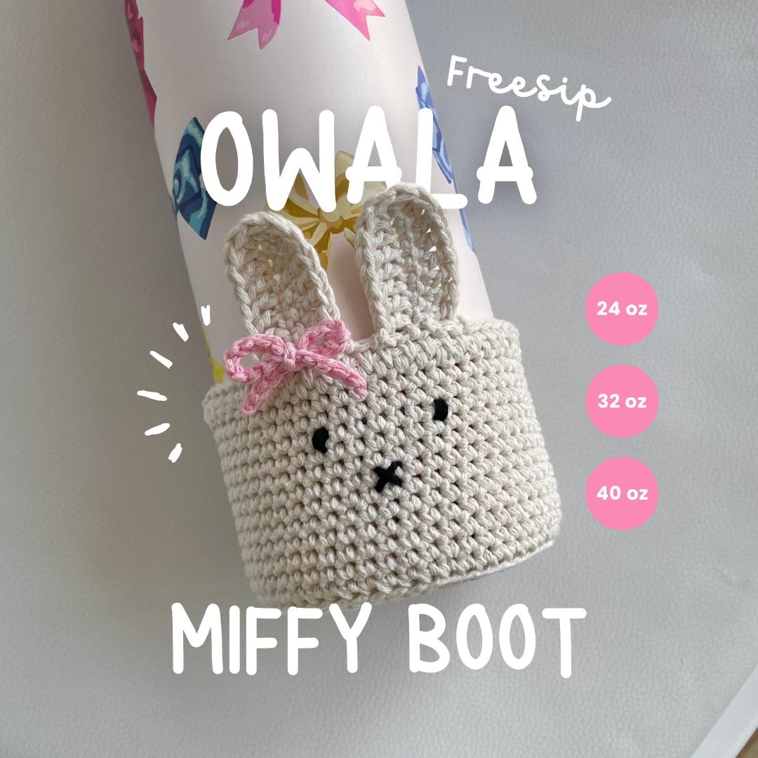 Miffy and Melanie Crochet Boot Cover for Owala Accessories for