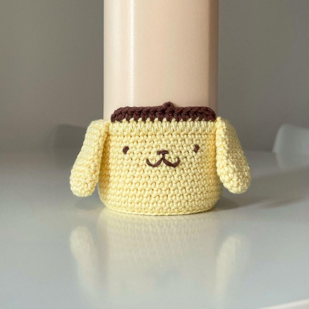 Pompompurin Crochet Boot Cover for Owala Accessories for Cute