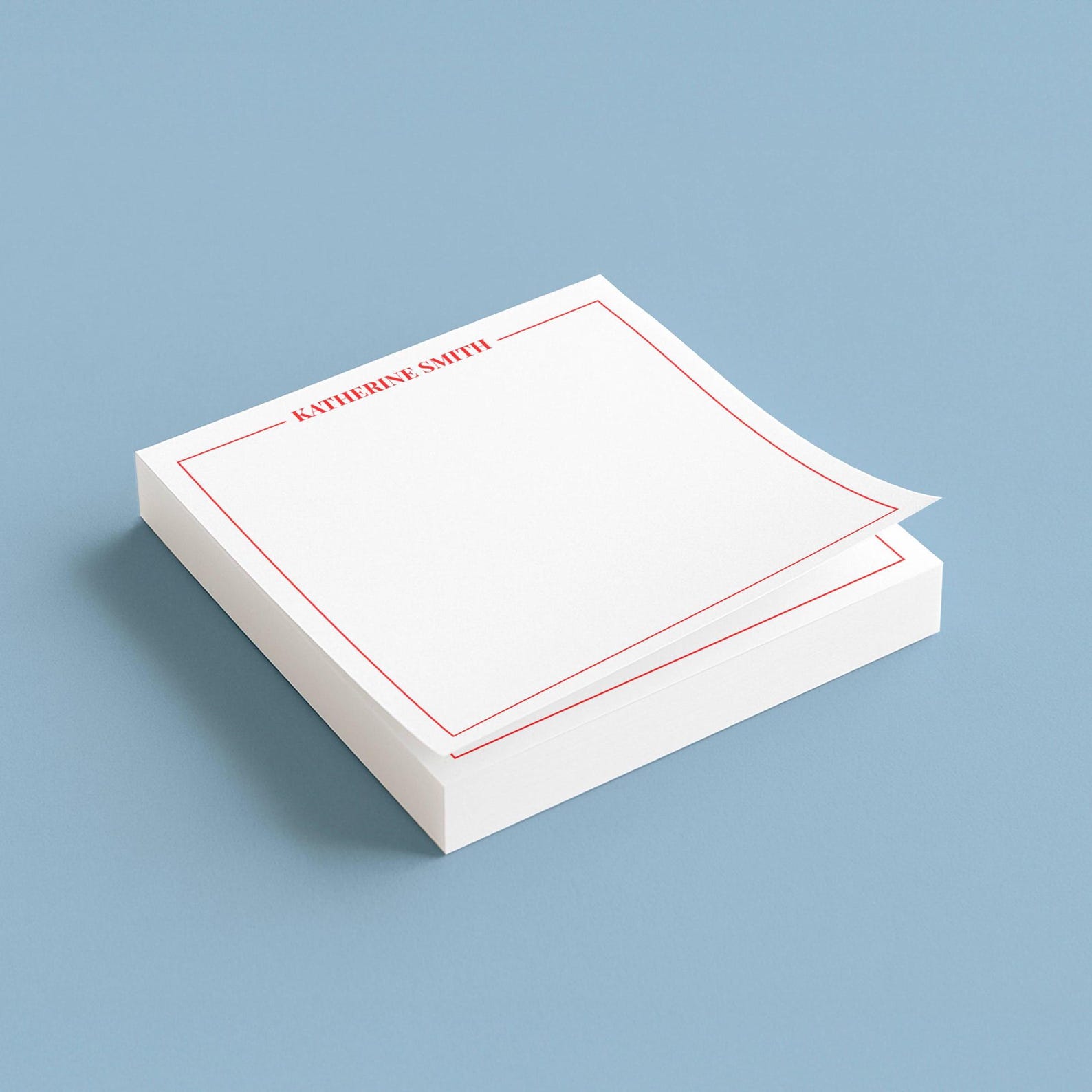 Custom Sticky Noted Custom Sticky Notes Personalized Post It Notes Office Accessory Desk ...