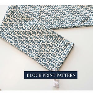 Custom Pattern Storage Bag Canvas Mahjong Mat Organizer Portable Carrier Blue White Block Print Leaf Design Drawstring Closure Toggle Rope Handle Natural Cotton Canvas Premium Quality Construction Game Accessory Storage Solution Travel