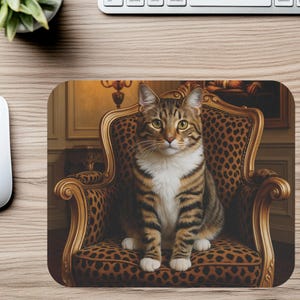 Katzen Maus Pad Lustiges Geschenk, Katzen Liebhaber Büro Dekor, Maus Pad für Lehrer, Katzen Mama Geschenk, Ecke Schreibtisch Matte, Frauen Mitarbeiter Geschenk
