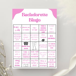 Bachelorette Party Bingo Game, Bachelorette Bingo, Bachelorette Party Games, Drinking Games, Bachelorette Games, Bachelorette Bingo Template