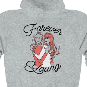 Forever Young Death Becomes Her Unisex Heavy Blend  Sweatshirt