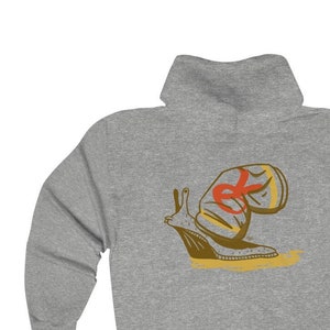 PNW Rainier Snail Unisex Heavy Blend Hooded Sweatshirt