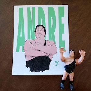 Andre The Giant 8x10 Wandkunst