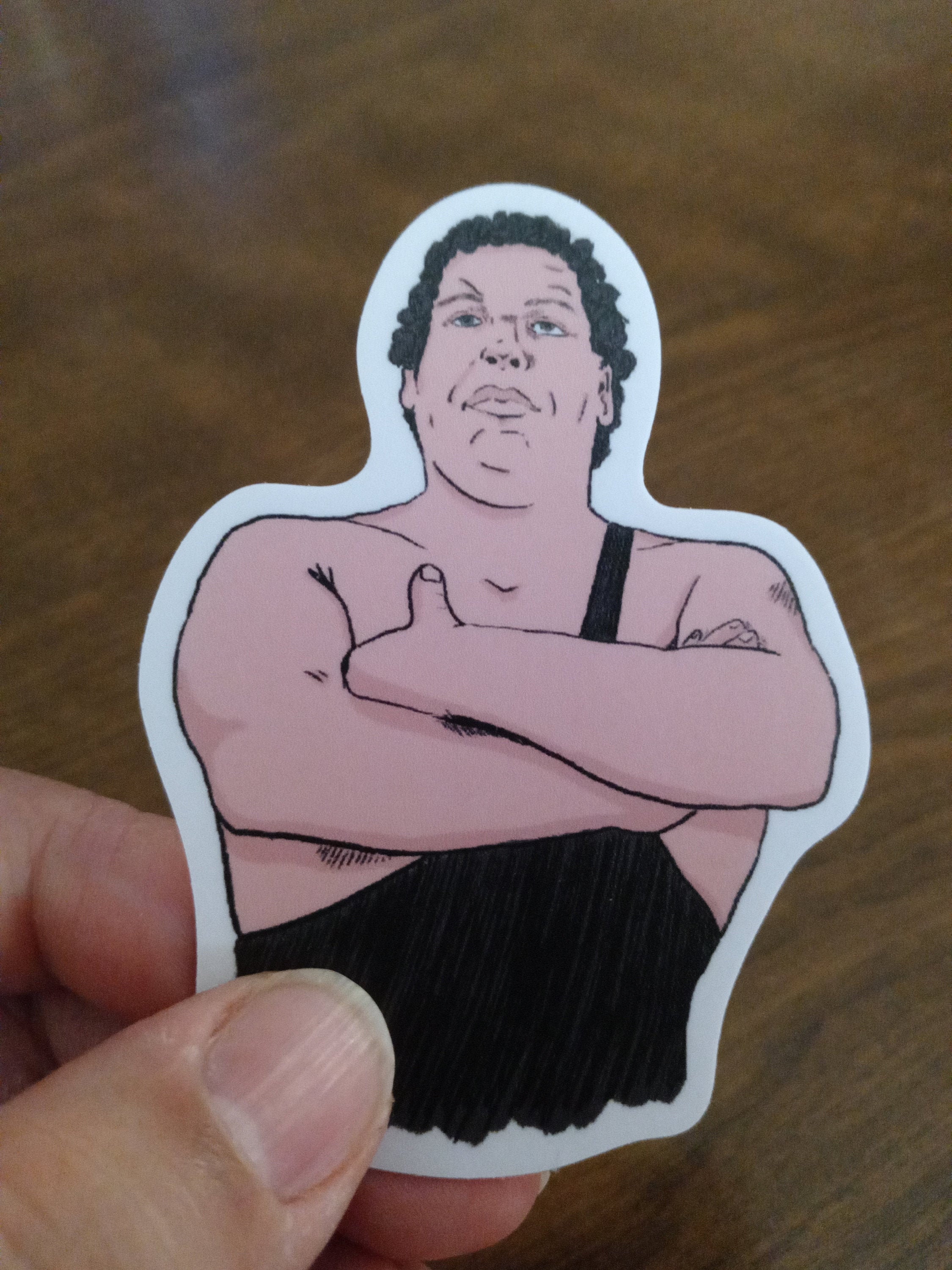 Andre The Giant Sticker Etsy