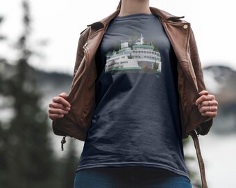 Wilderness Ferry Unisex Heavy Cotton Tee