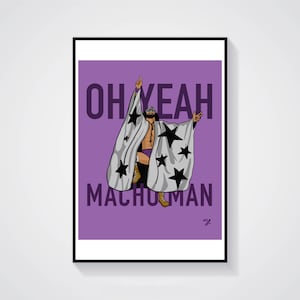 OH Yeah Macho 8X10 Giclee Print