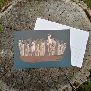 Postal Duas Garças 4x6