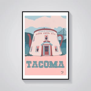 Tacoma Bob&#39;s Java Jive 8x10 Giclee print