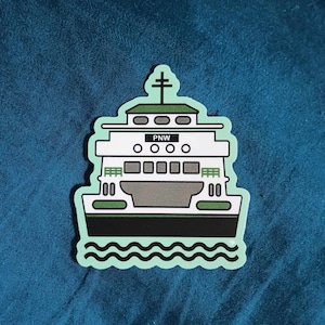 PNW Ferry - 3 "x 3" Aufkleber