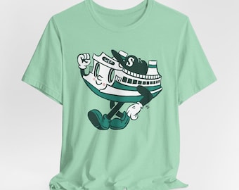 Camiseta unisex de manga corta Northwest Ferry