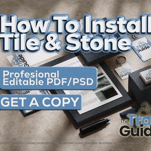 Hur man installerar kakel- och stengolv i PDF-format | Steg-för-steg-installationsguide | Handbok för gör-det-själv-entreprenörer