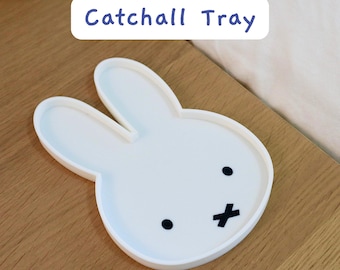 Bunny Catchall Tray | Trinket Dish | Custom Color | 3D Printed