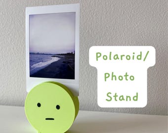 Smiski Photo & Polaroid Holder | Film Display | Custom Color | 3D Printed | Gift for Smiski Lover