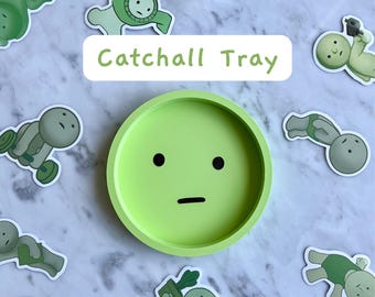 Smiski Catchall Tablett | Schmuckstück | Benutzerdefinierte Farbe | 3D Gedruckt | Geschenk für Smiski Liebhaber