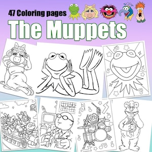 ジムヘンソンMUPPETS COLORING BOOK MUPPETS 