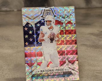 Tua Tagovailoa Authentic Card Magnet | Handmade Football Fan Gift | Dolphins
