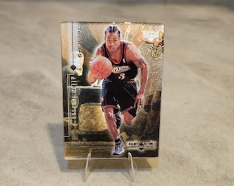 Allen Iverson Upper Deck Card Magnet - 76ers NBA Fan Gift