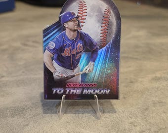 Pete Alonso Authentic Card Magnet | Handmade Baseball Fan Gift | Mets