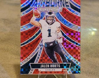 Jalen Hurts Authentic Card Magnet | Handmade Football Fan Gift | Eagles