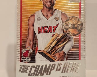 Dwyane Wade Authentic Card Magnet | Handmade Basketball Fan Gift | Heat