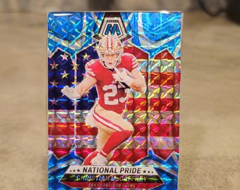 Christian McCaffrey Authentic Card Magnet | Handmade Football Fan Gift | 49ers
