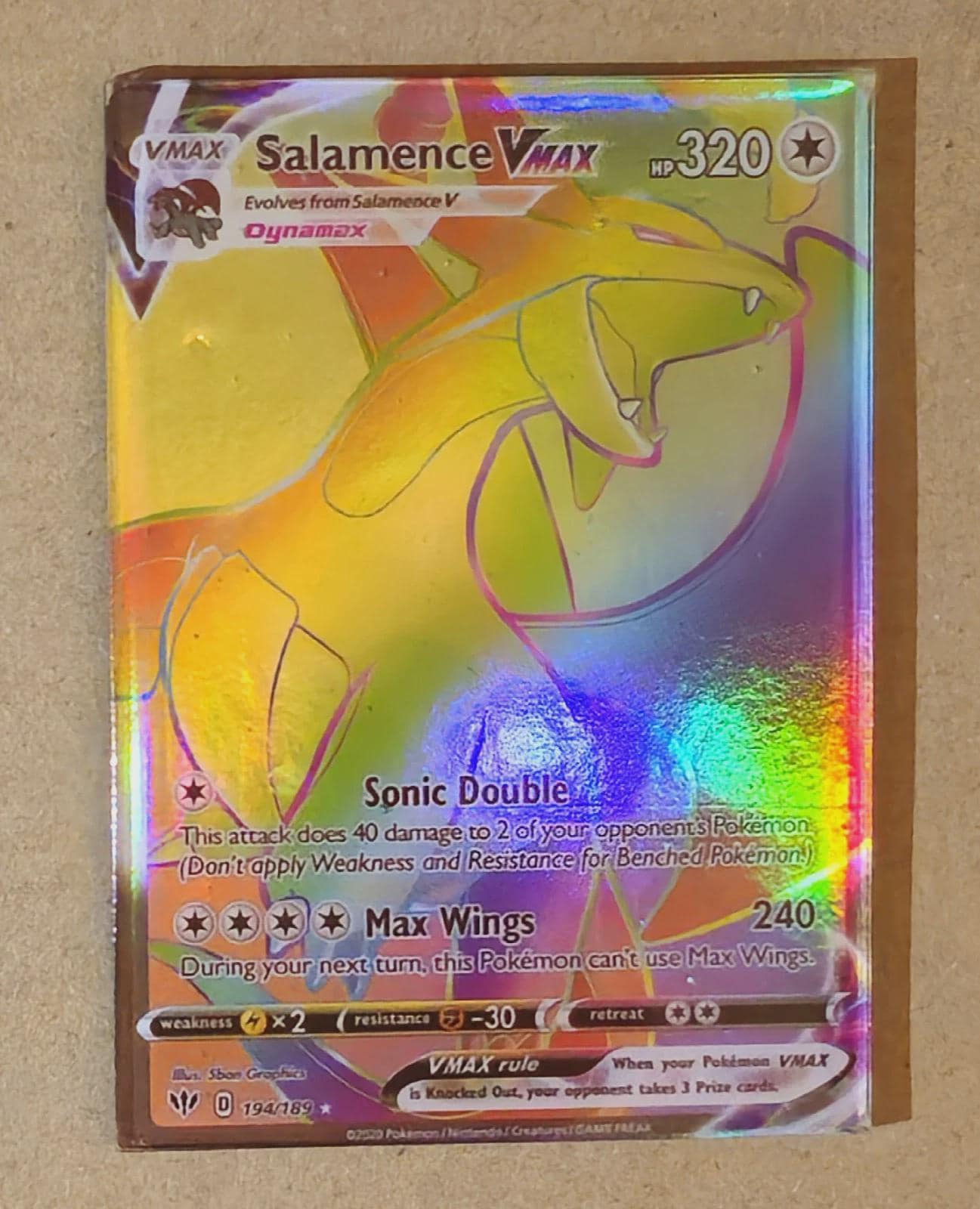 Rainbow Rare Vmax - Etsy