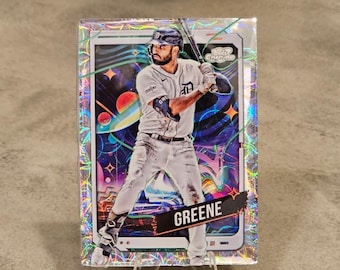Riley Greene Authentic Card Magnet | Handmade Baseball Fan Gift | Tigers