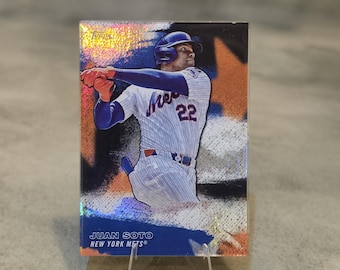 Juan Soto Topps Card Magnet - Mets MLB Fan Gift