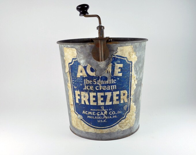 1920s Acme Ice Cream Maker Etsy