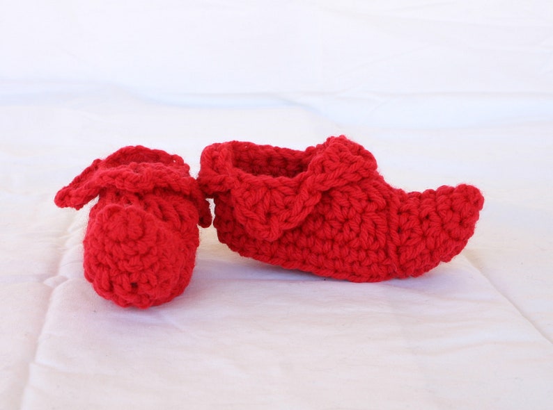 Déguisement de lutin bébé PDF au crochet MOTIF 0-24 mois taille nourrisson tout-petit Noël chapeau pantalon chaussures chaussons veste photographie accessoire vacances d'hiver image 5