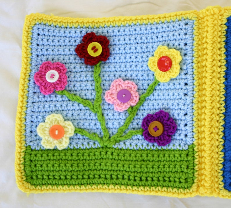 Quiet book PDF crochet PATTERN busy activity book kids | Etsy