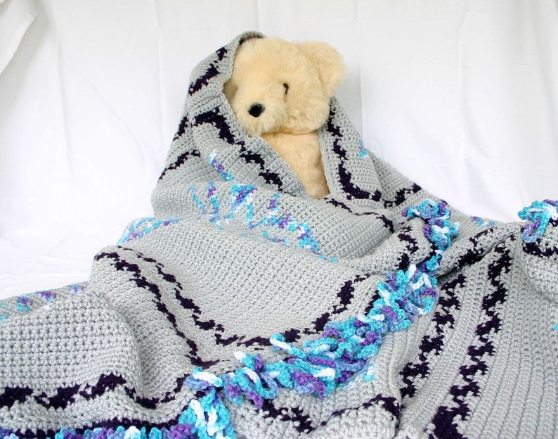 Crochet Afghan Butterflies Throw Blanket Home Decor Bedding - Etsy
