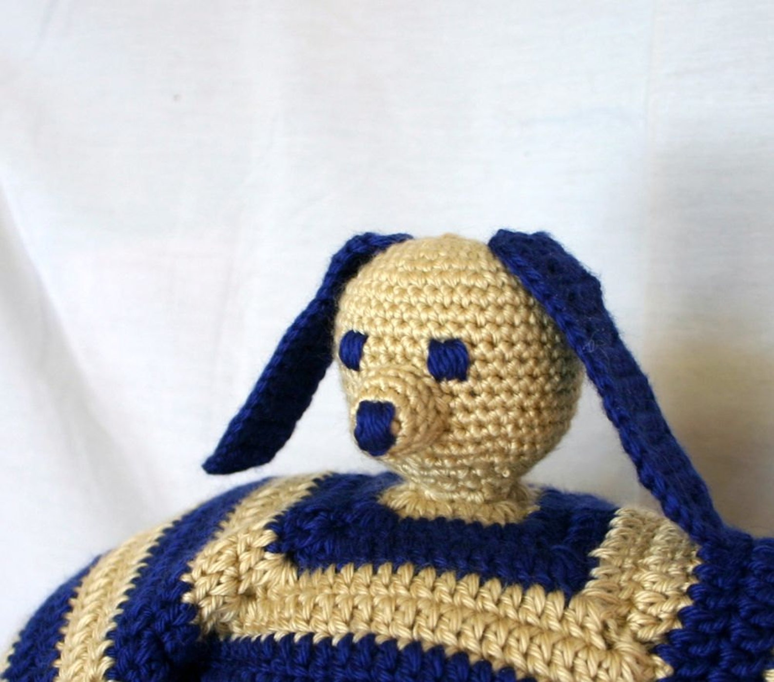 Baby Dog Blanket Toy PDF Crochet PATTERN Infant Soft Snuggle Etsy