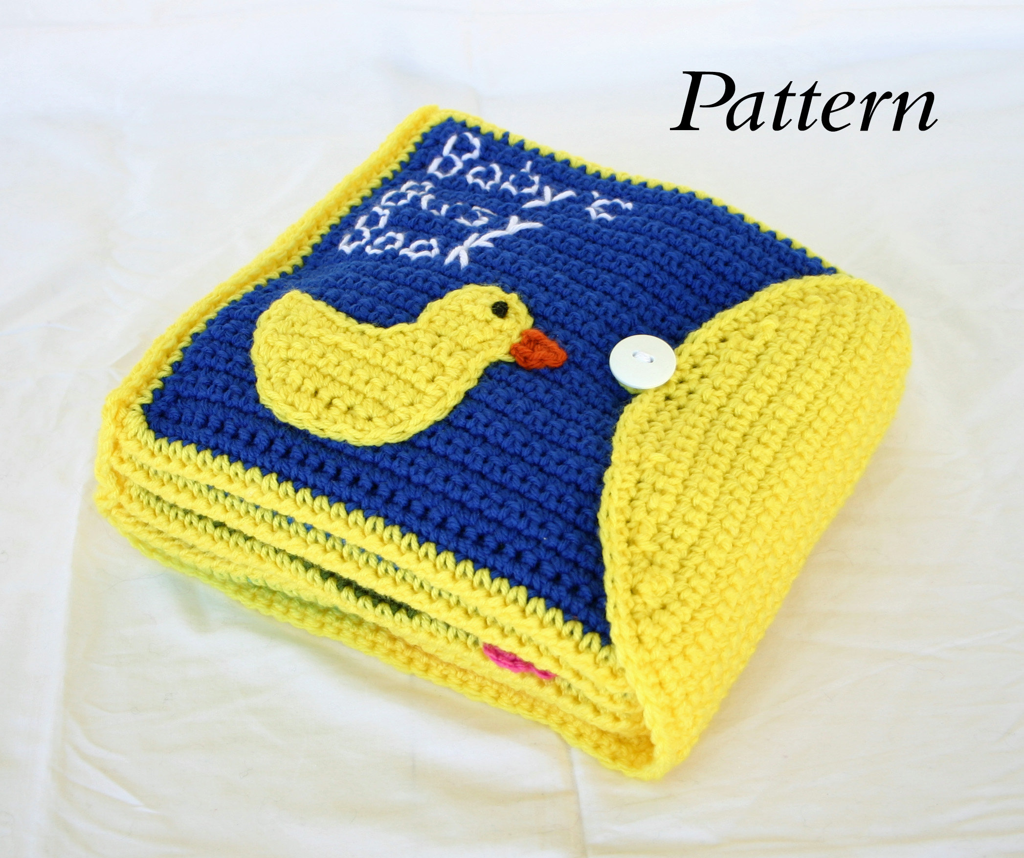 Quiet Book PDF Crochet PATTERN Busy Activity Book Kids Children Toddlers  Baby Soft Toy Educational Sensory Learning Shower Gift Pretend Play 