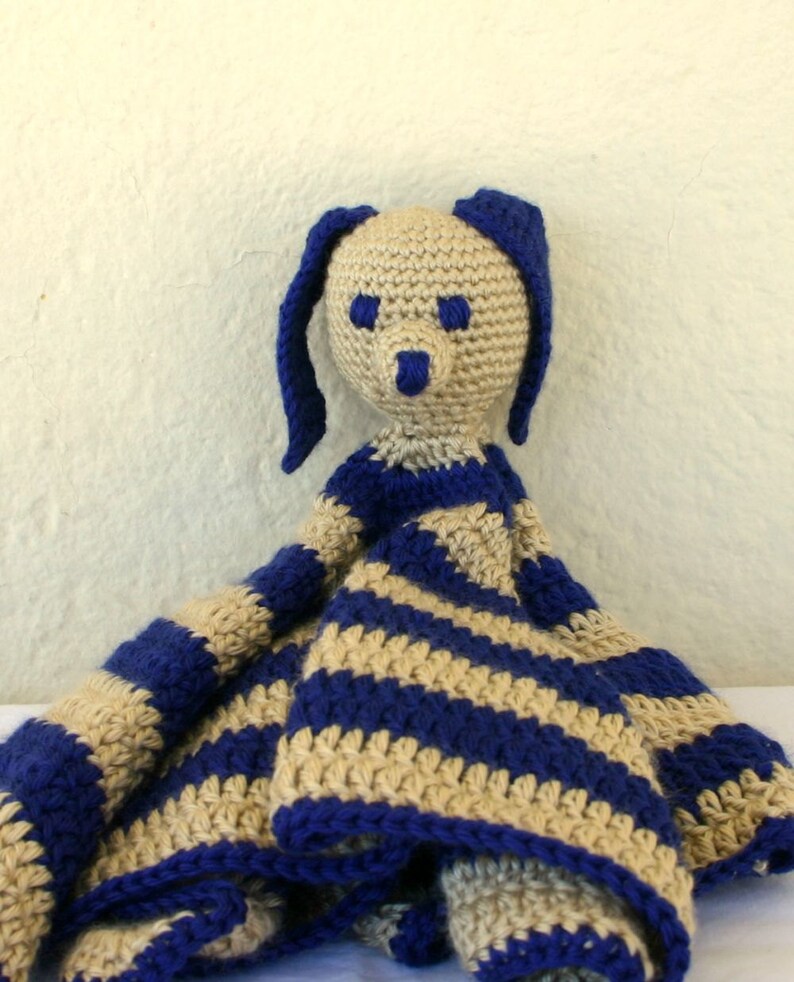 Baby Dog Blanket Toy PDF Crochet PATTERN Infant Soft Snuggle Etsy