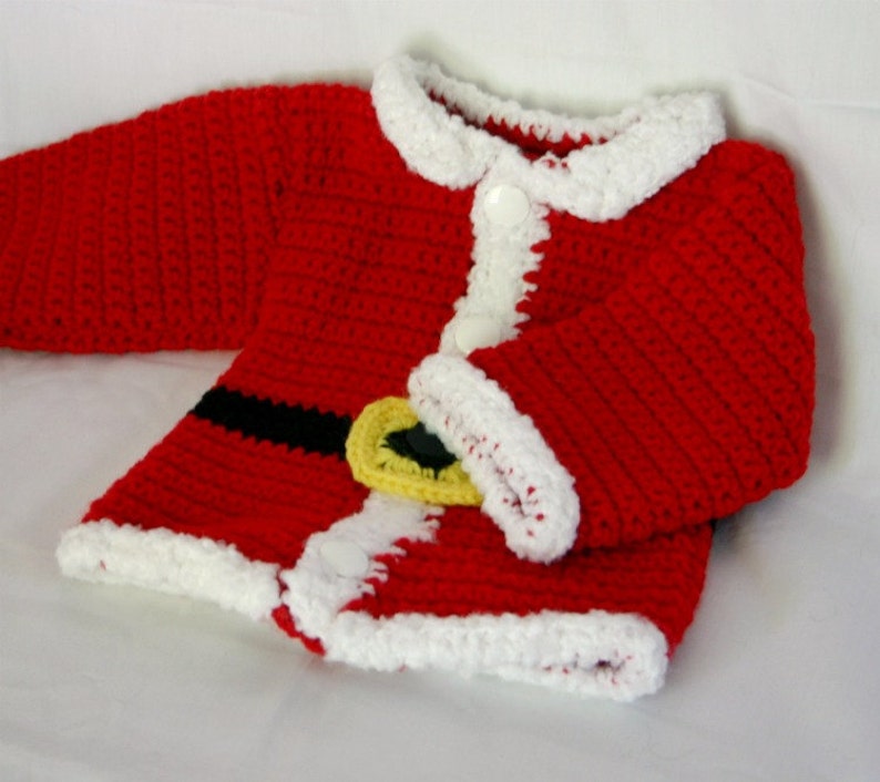 Baby Santa Suit 3 to 6 Month Crocheted Infant Boy Christmas | Etsy